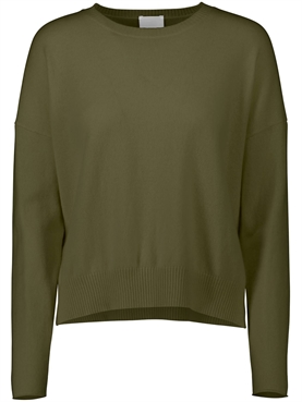 Allude Cashmere Pullover, Army